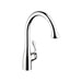 hansgrohe 06460000 Allegro E Single Handle Deck Mounted 2-Spray Pull-Down Kitchen Faucet in Chrome