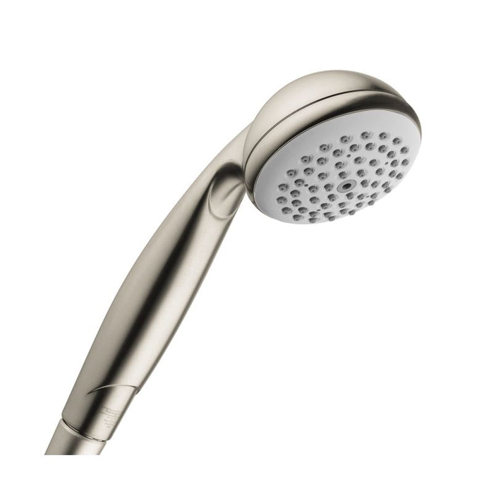 hansgrohe 06497820 Croma 1-jet Handshower Low Flow 1.5gpm in Brushed Nickel