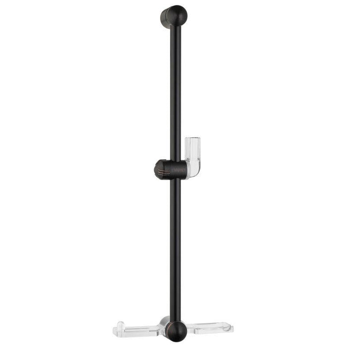 hansgrohe 06890920 Unica E Wall bar With Soap Dish in Rubbed Bronze
