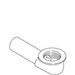 KOHLER K-1007562 Elbow & Tube Sa, Drain, 1.5"