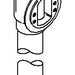 KOHLER K-1009707 Elbow & Tube Sa, Overflow, 1.5"