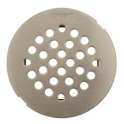 Moen 101663 4 - 1/4" Round Shower Drain Cover with Snap-in Installation in Brushed Nickel