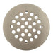 Moen 101663 4 - 1/4" Round Shower Drain Cover with Snap-in Installation in Brushed Nickel