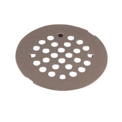 Moen 101663 4 - 1/4" Round Shower Drain Cover with Snap-in Installation in Oil Rubbed Bronze