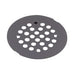 Moen 101663 4 - 1/4" Round Shower Drain Cover with Snap-in Installation in Wrought Iron