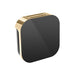 Mr. Steam 104104BK-PB Black Glass Steamhead in Polished Brass