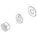 KOHLER K-1042063 Hardware Pack, Toilet Seat, Comm.