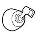 Moen 104414 Hand-Held Showerwall Bracket Kit, 5270 Series