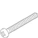 KOHLER K-1048208-R Screw, 8-18 X .50" Cr Pan Hd Tap S