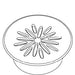 KOHLER K-1065326 Trim Ring, Grid Drain