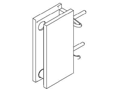 KOHLER K-1067115 Wall Bracket Service Kit - Bl, Tr