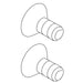 KOHLER K-1071848 Screw, #4-40 X .25, Countersunk