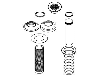 KOHLER K-1071974 Grid Drain W/O Overflow