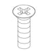 KOHLER 10-24 Brass Screw
