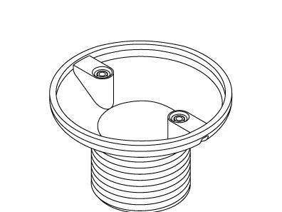 KOHLER K-1089550 Strainer Body Round