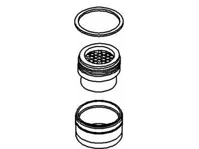 KOHLER K-1103469 Aerator Assembly, 1.5 Gpm, Large
