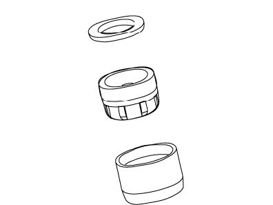 KOHLER K-1105050 Aerator Kit, 1.5 Gpm
