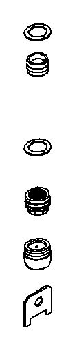 KOHLER K-1111823 Aerator Kit, 1.5, V-R W/Wrench