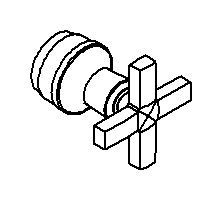 KOHLER K-1126780 Assembly, Handle, Cross
