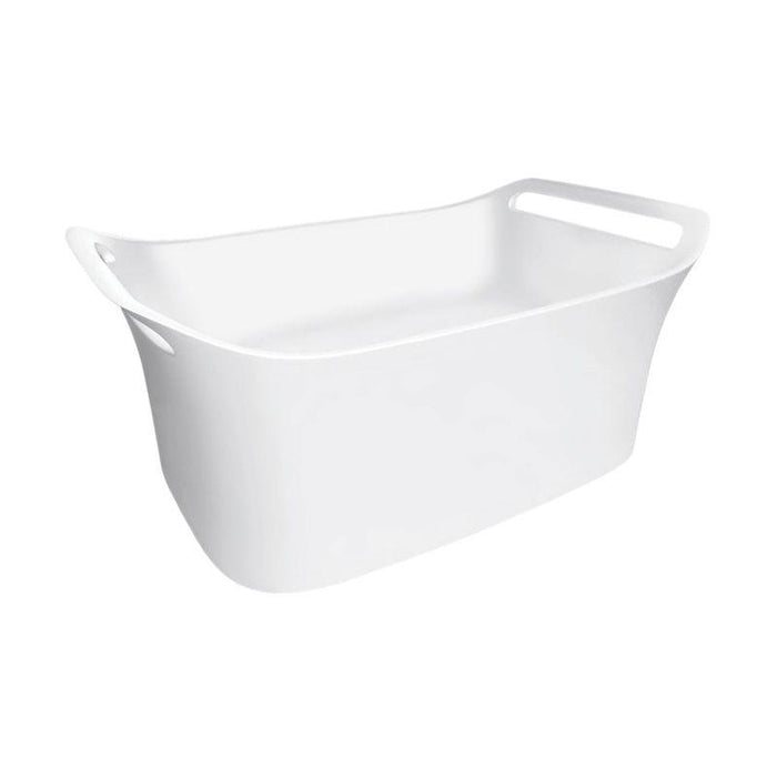 AXOR 11302000 Urquiola Oval Wall Mounted Bathroom Sink with Integrated Towel Holders