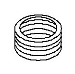 KOHLER K-1143290 Gasket, Drain Spiral