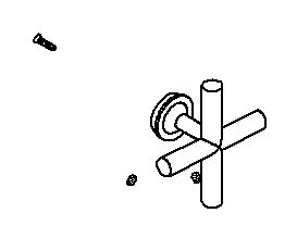 KOHLER K-1153945 Cross Handle Base Kit