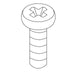 KOHLER K-1166884 Screw, 8-32 X 0.492, Flat Head