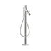AXOR 12016001 Starck Organic 2-Handle Freestanding Tub Filler Trim with 2.0 GPM Handshower