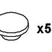 KOHLER K-1219691 Service Kit, Plugs