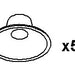 KOHLER K-1219692 Service Kit, Suction Cups
