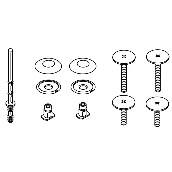 KOHLER K-1232262 Low Profile Bolt Cap Service Kit
