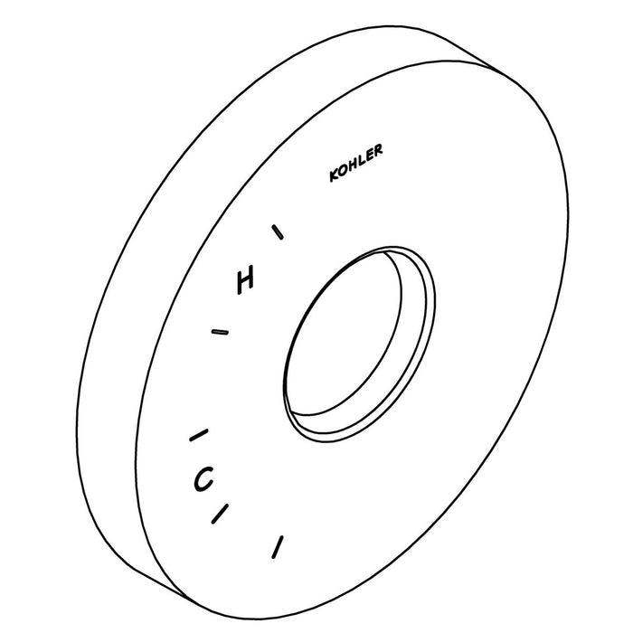 KOHLER K-1249172-CP Escutcheon