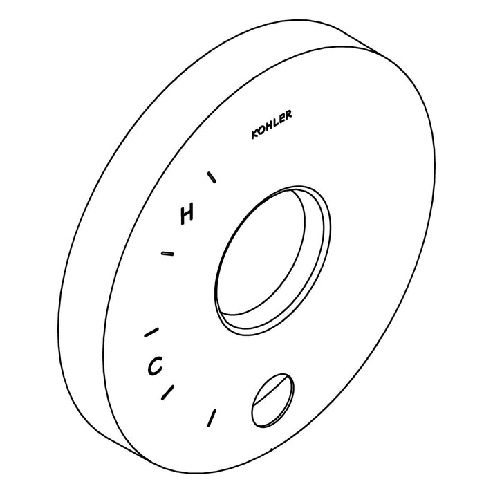 KOHLER K-1249606-CP Escutcheon