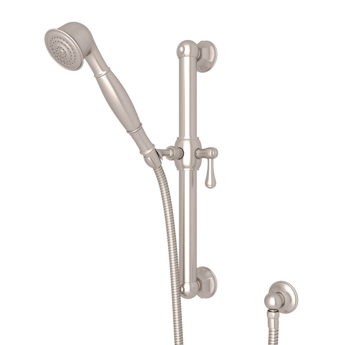 ROHL 1282 Handshower Set With 24" Grab Bar and Single Function Handshower