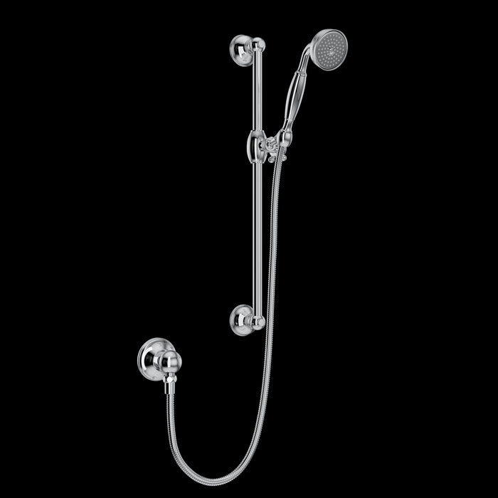 ROHL 1301E Handshower Set With 22" Slide Bar and Single Function Handshower