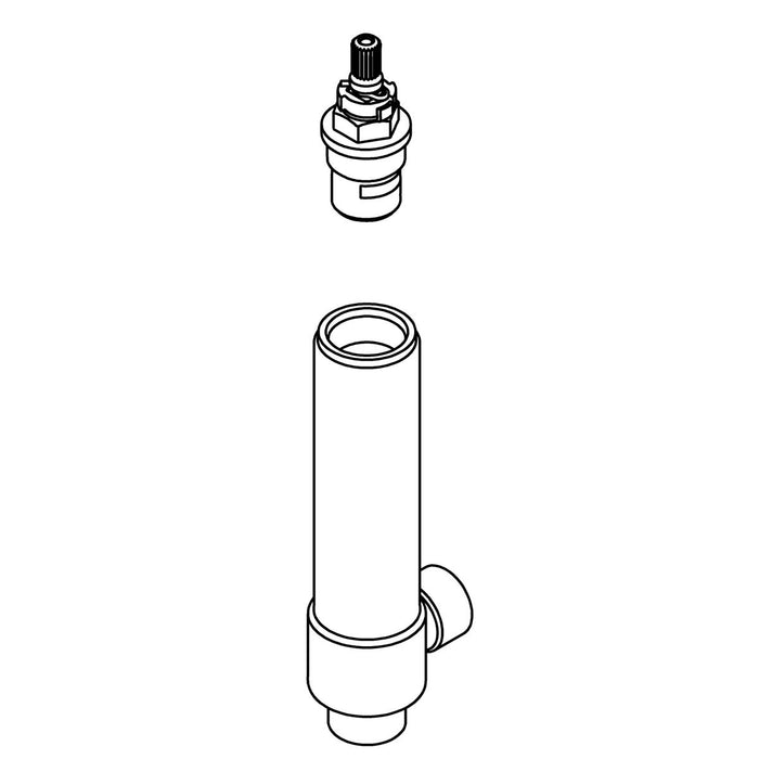 KOHLER K-1354690 1/2" Valve Assembly, Hot