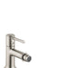 hansgrohe 14120821 Talis C 2.2 GPM Bidet Faucet - Pop-Up Drain Assembly Included in Brushed Nickel