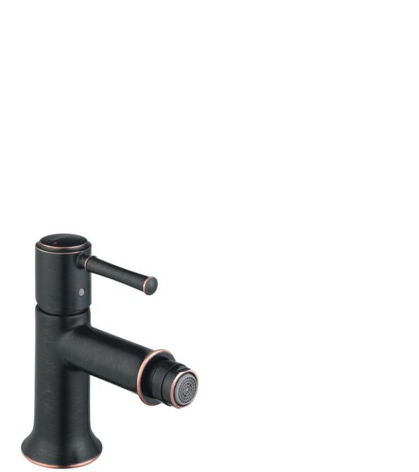 hansgrohe 14120921 Talis C 2.2 GPM Bidet Faucet - Pop-Up Drain Assembly Included in Rubbed Bronze