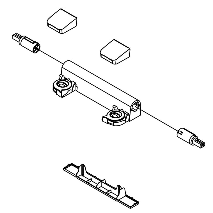 KOHLER K-1416152 Readylatch Hinge Assembly Kit, Pb