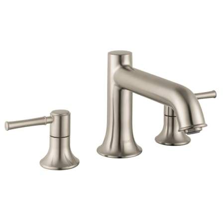 hansgrohe 14313821 Talis C Roman Tub Filler Faucet Non Diverter in Brushed Nickel