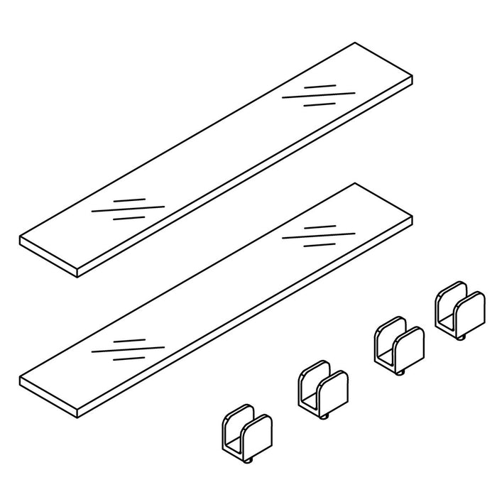 KOHLER K-1445689 Service Kit, 35" Shelf With C Clips