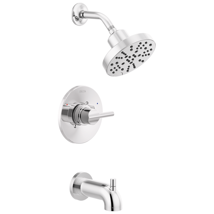 Delta Nicoli 144749 Monitor 14 Series H2Okinetic Tub and Shower - Chrome