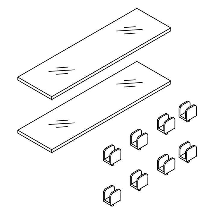 KOHLER K-1458579 Service Kit, 16" Shelf With C Clips