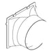 KOHLER K-1475909 6" Duct Adapter
