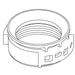KOHLER K-1477926 Adapter, Quarter Turn