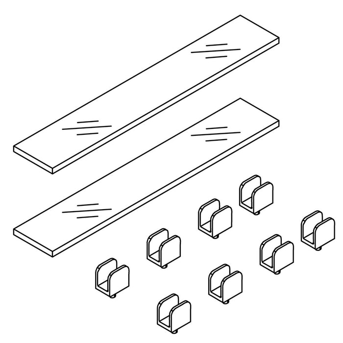 KOHLER K-1479923 Kit, 35" Small Shelf With C Clips