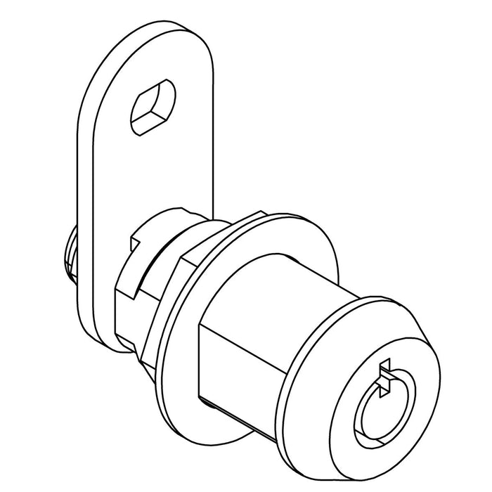 KOHLER K-1480915 CAM LOCK WITH KEY, 0.875