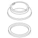 KOHLER K-1483383 One-Hole Escutcheon Kit