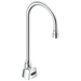 Delta Commercial 1500T Series: Single Hole Hardwire Electronic Basin Faucet with Gooseneck Spout Trim Only