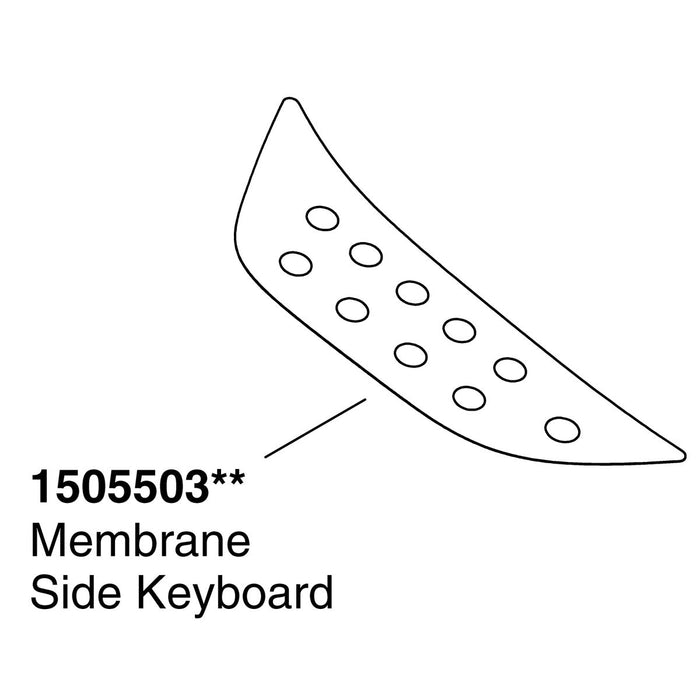 KOHLER K-1505503 SIDE KEYBOARD MEMBRANE